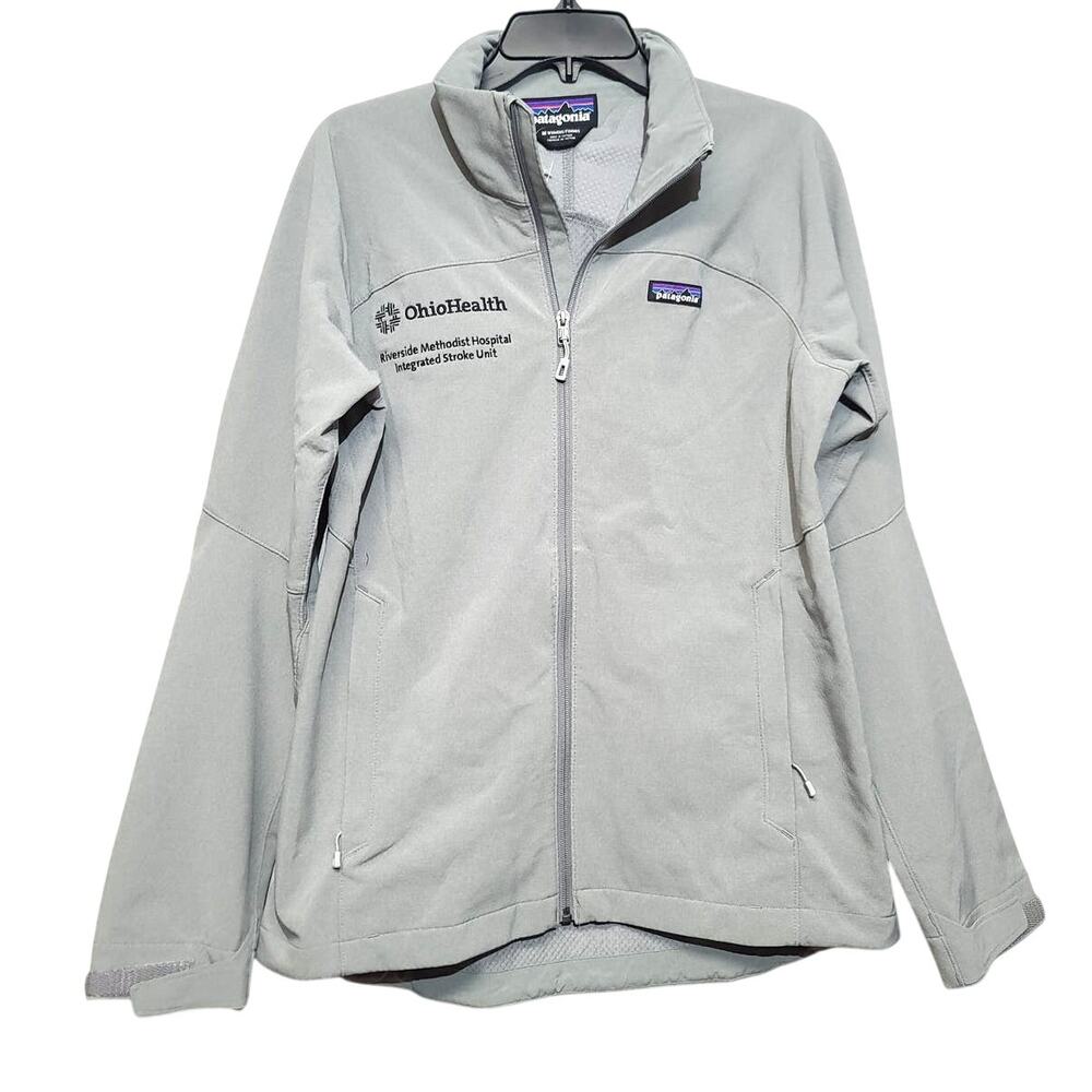 Patagonia Women’s Adze Windbloc Softshell Jacket Medium GUC Embroidered Chest